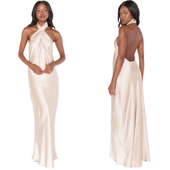 Show Me Your MuMu Dresses & Skirts - Show Me Your Mumu Jasmine Halter Maxi Dress